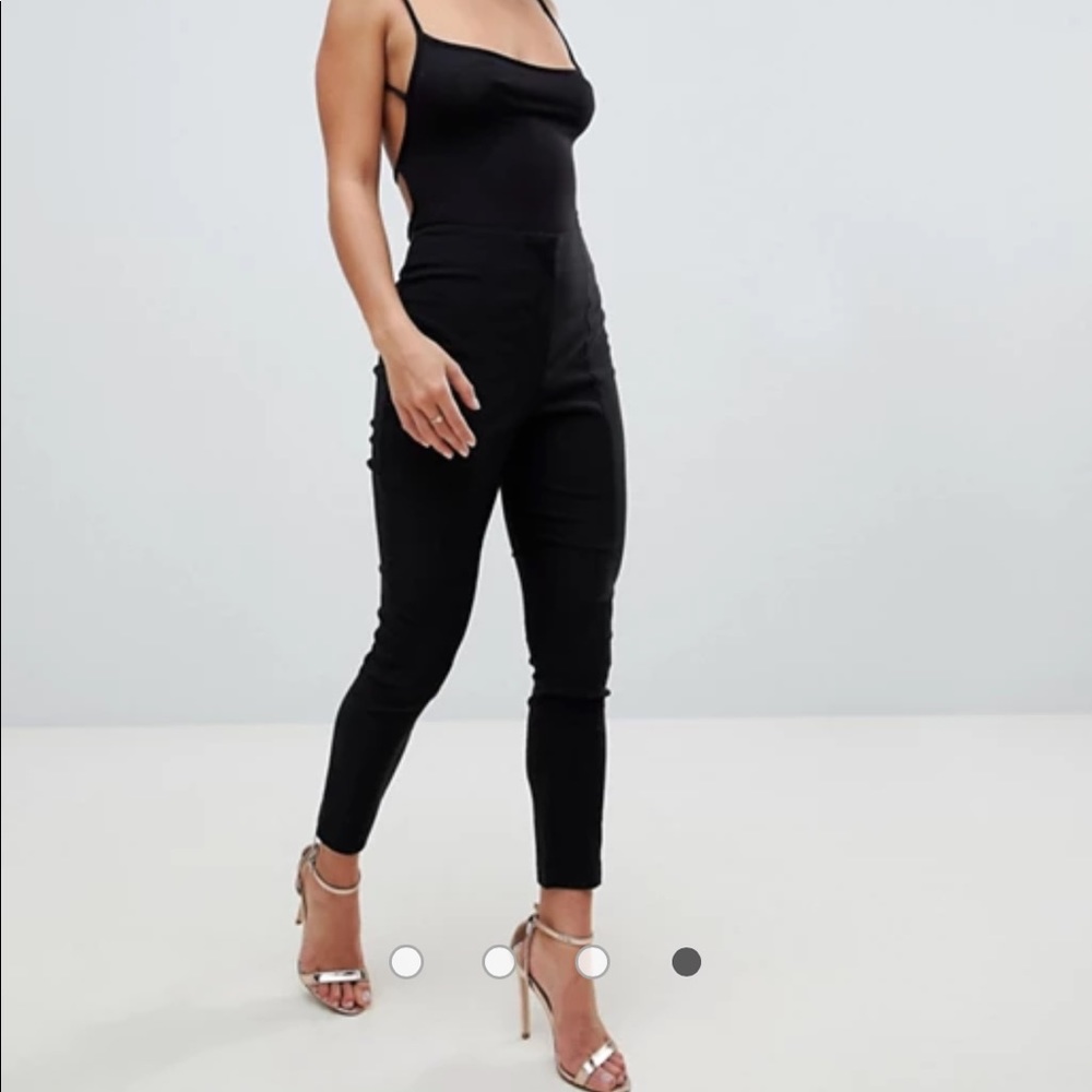 CROPPED ASOS Petite high waist pants